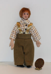 Dollhouse Miniature Victorian Porcelain Boy Doll EBay