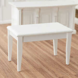 Dollhouse Miniature White Kitchen Table Kitchen Miniatures