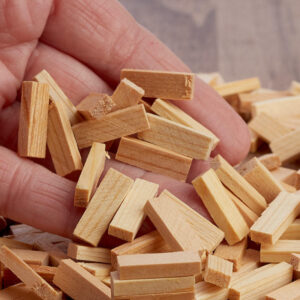 Dollhouse Miniature Wood Small Brick Covers Dollhouse Building