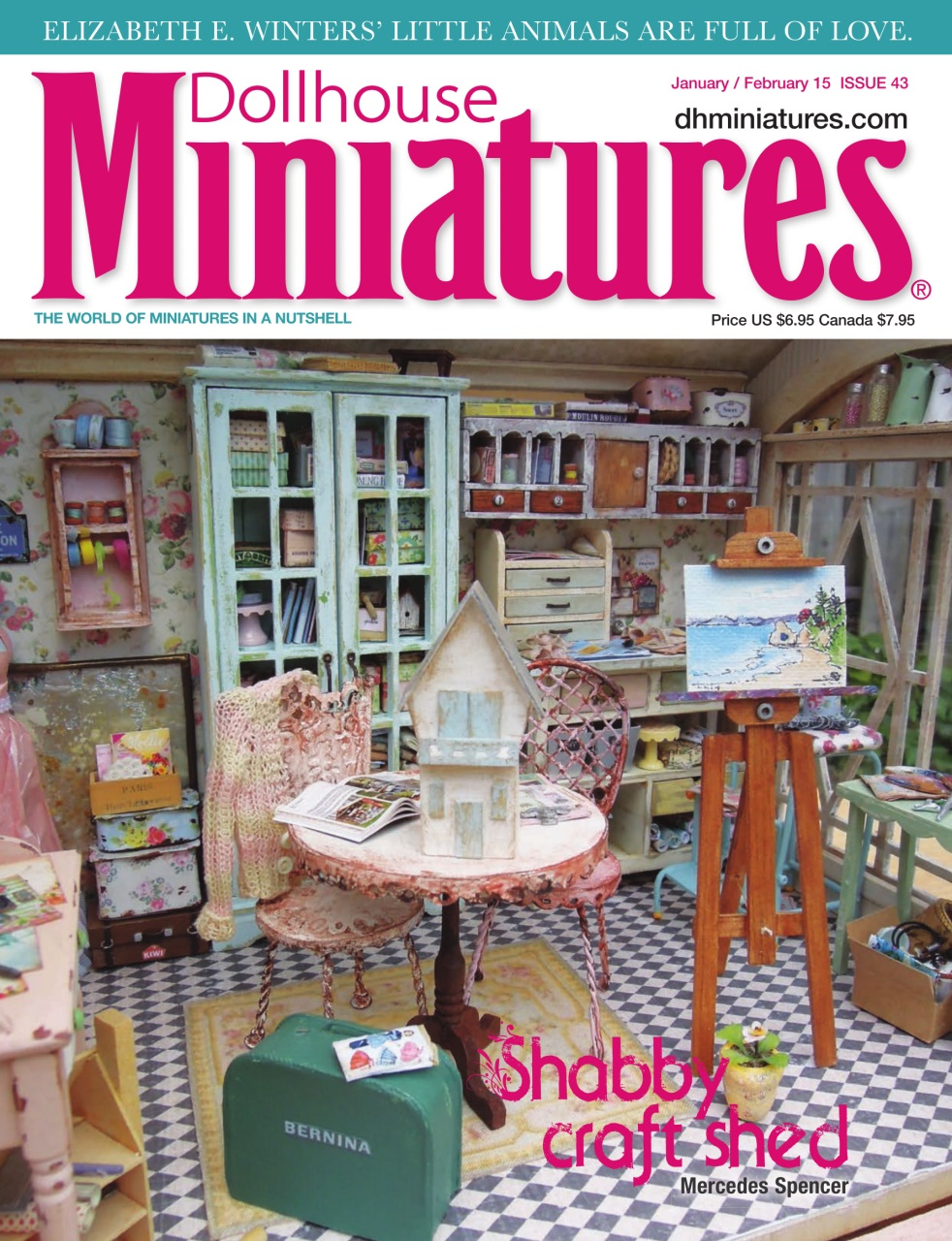 Dollhouse Miniatures Magazine Issue 43 Back Issue