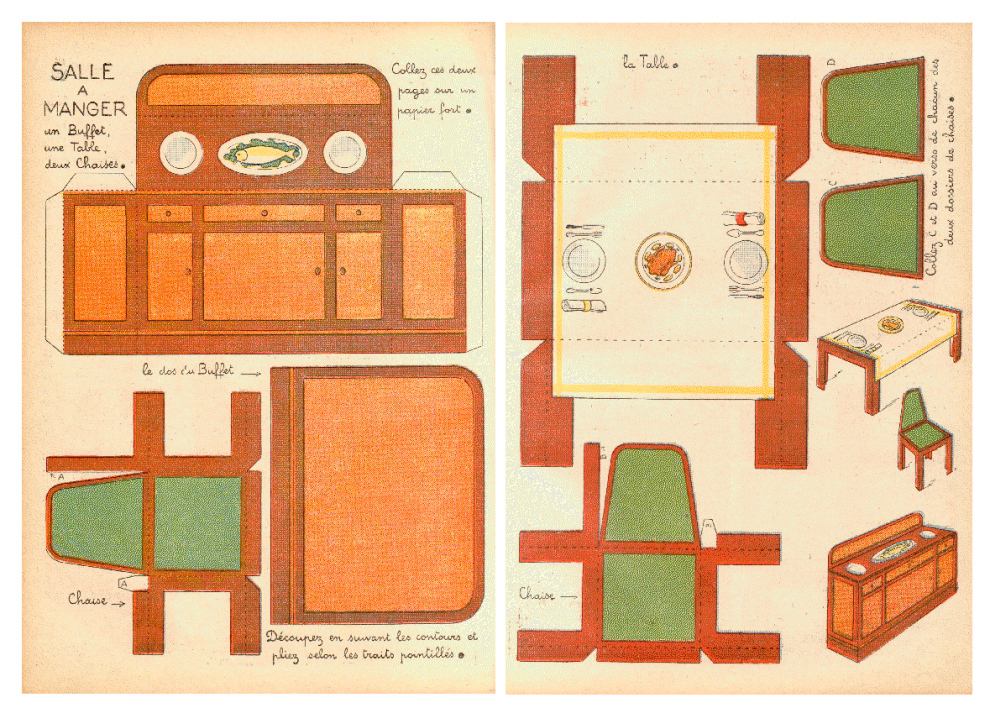 Dollhouse Printables Furniture Google Eetkamer Meubelen 