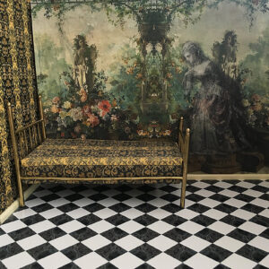 Dollhouse Wallpaper 1 12 Scale Ghost Grungy Castle Chateau Etsy