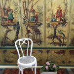 Dollhouse Wallpaper 1 12 Scale Miniature Chinoiserie Chateau Etsy New