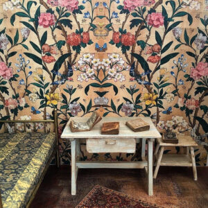 Dollhouse Wallpaper 1 12 Scale Miniature Dollhouse Decor Wall Etsy