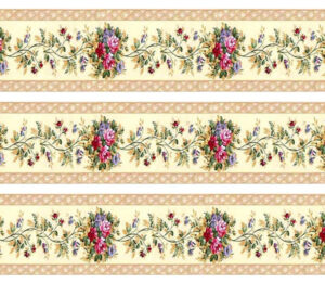 Dolls House Wallpaper Border 77 Ins Long 1 12th 1 24th Choice Etsy UK