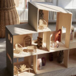 Ferm Living Rattan Dollhouse Furniture I Set Of 5 I Natural Ferm