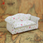 Floral Pattern 1 12 Scale Dollhouse Miniature Furniture Sofa 10438 In