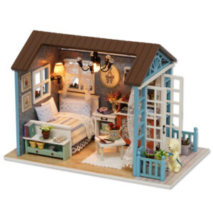 Forest Time DIY Doll House Assemble Kits Handmade Craft Miniature