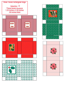 Free Dollhouse Printable Miniature Gift Boxes Miniature Gift Doll