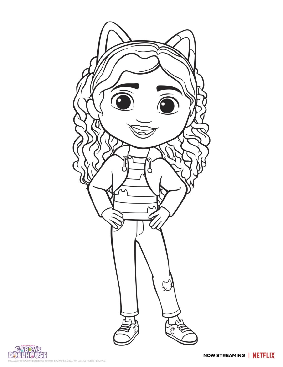 Free Gabby s Dollhouse Coloring Pages