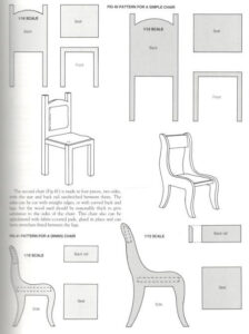Free Patterns For 1 12 Scale Doll House Furniture Google Search