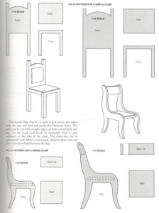 Free Patterns For 1 12 Scale Doll House Furniture Google Search