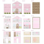 Free Printable Dollhouse Windows Doll House Wallpaper Fabric Doll