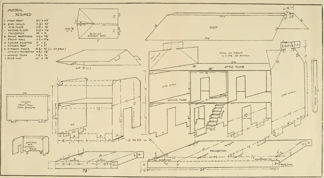 FreedollhouseplanGrimm2012 Doll House Plans Barbie Doll House 