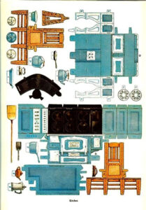 Furniture Paper Doll House Paper Dolls Paper Furniture