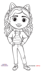 Gabby Coloring Page GABBY S DOLLHOUSE In 2021 Girls 3rd Birthday