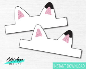 Gabby s Dollhouse Cat Ear Headband DIY Printable Party Etsy