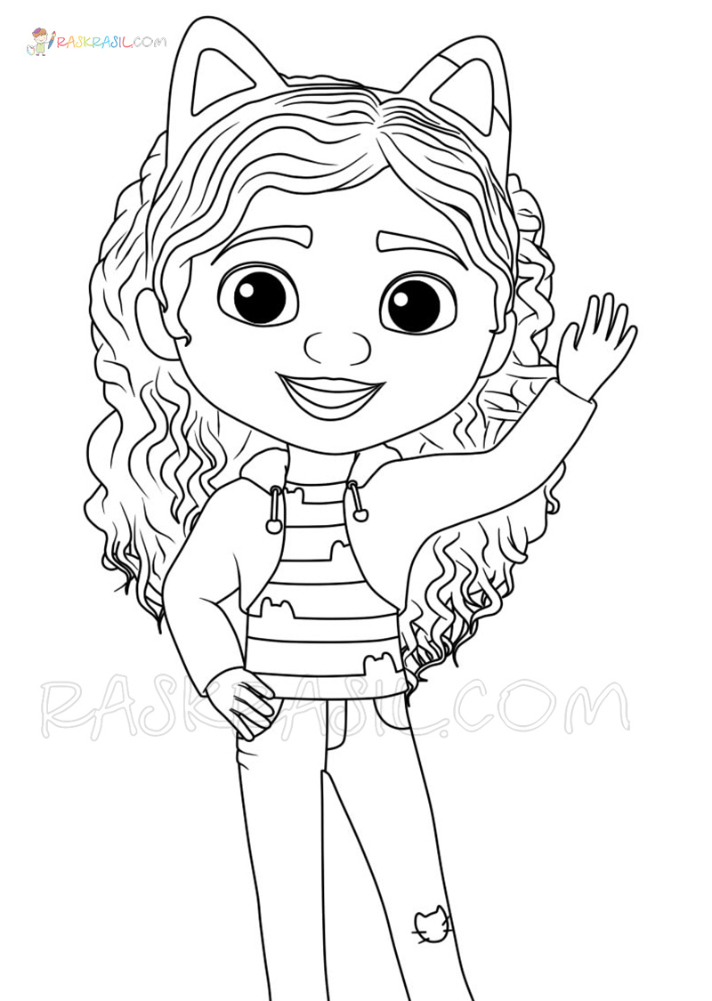 Gabby s Dollhouse Coloring Pages Coloring Home