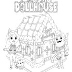 Gabbys Dollhouse Holiday Coloring Page Printable Download Etsy