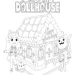 Gabbys Dollhouse Holiday Coloring Page Printable Download Etsy