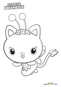 Gaby s Dollhouse Coloring Pages Free And Easy Printable Coloring Sheets