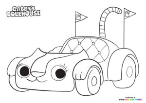 Gaby s Dollhouse Coloring Pages Free And Easy Printable Coloring Sheets