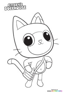 Gaby s Dollhouse Coloring Pages Free And Easy Printable Coloring Sheets