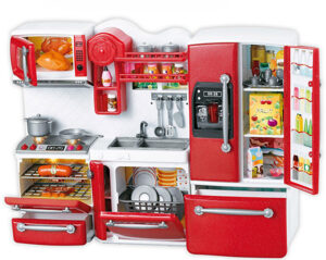 Girl Toddler Kitchen Play Set Set For Barbie Furniture Cocina Food Doll