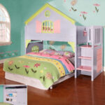 Girls Twin Doll House Loft Or Bunk Bed With Stairs Drawers Magazine