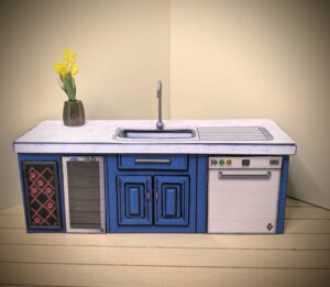 Half Inch Scale Mini Cabinets Dollhouse Furniture Printable Etsy