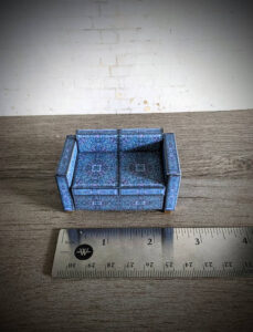 Half Inch Scale Mini Sofa Dollhouse Couch Printable Etsy Canada