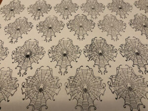 Halloween And Spooky Wallpaper For Haunted Houses 1 12 Scale We