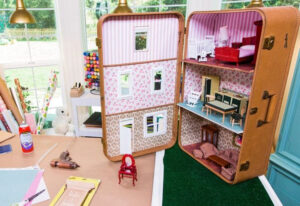Handmade Dollhouse Cardboard Dollhouse Easy Dollhouse Kid Crafts