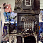 Haunted Three Story Finished Dollhouse Halloween Decoration Made To