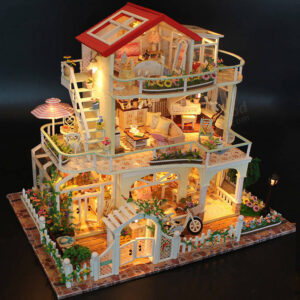Hoomeda 13845 Be Enduring As The Universe DIY Dollhouse With Music