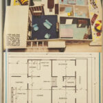 House Plan Plans For A Split Level 1960s Doll S House 9 Oct 1963 The