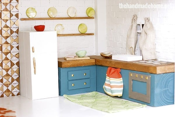How To Make A Dollhouse Kitchen The Handmade Home