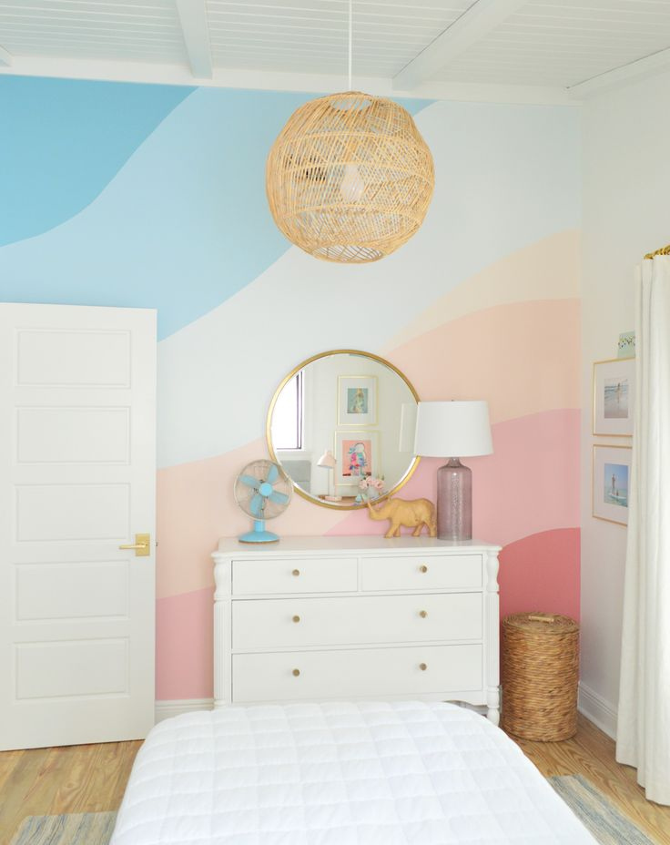 How We Painted A Colorful Abstract Wall Mural UPDATED Young House 