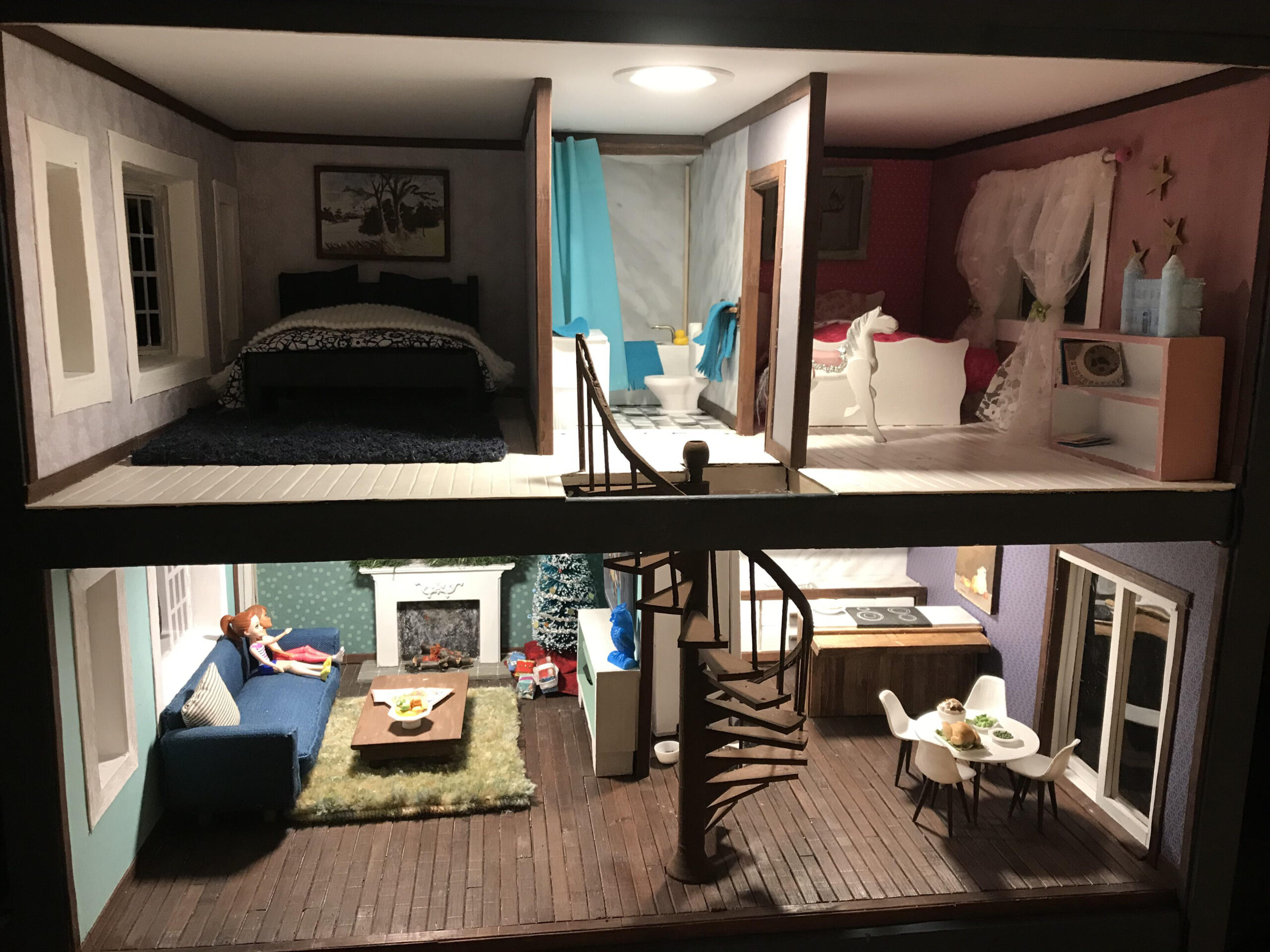Inside Of My Dollhouse Some Pieces I 3D Printed The Rest Was Made From 