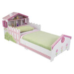 Kidkraft Dollhouse Toddler Bed Pink White Toddler Bed Girl Toddler