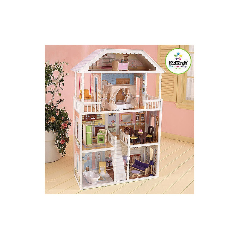 KidKraft Savannah Dollhouse With Furniture VIP Outlet