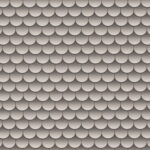 Light Grey Scallop Roof Shingles Doll House Wallpaper Doll House