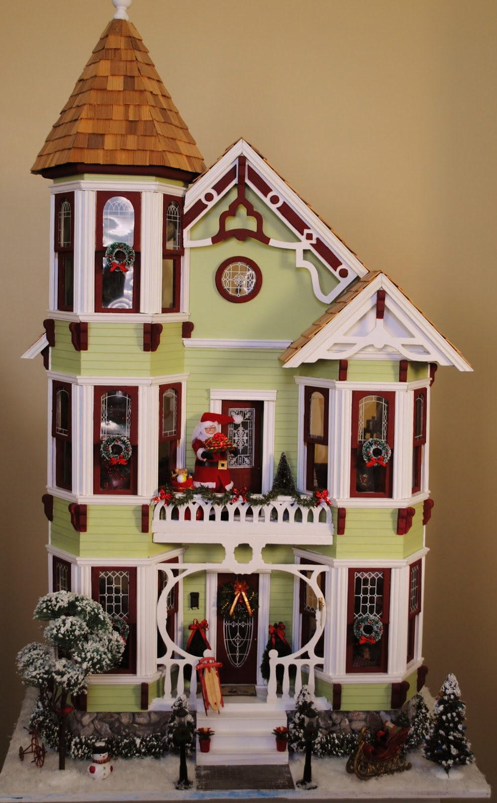 Little Things By Anna A Merry Mini Christmas Dollhouse 