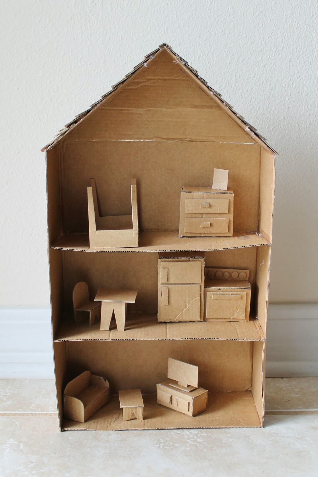 LittleLove Cardboard Dollhouse