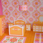 Love This Super Retro Dream Bedroom Dollhouse Printable More Rooms