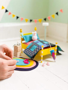 Make Your Own Doll Bed DIY Dollhouse Furniture Doll Bed Diy Diy