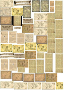 Maps And More Dollhouse Books Miniature Books Dollhouse Printables