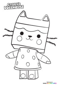 Mercat Gaby s Dollhouse Coloring Pages For Kids