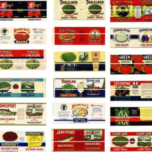 Miniature Dollhouse Canned Food Labels Props 1 12 Scale 1 12 Etsy