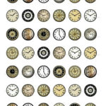 Miniature Printable Clock Vintage Clock Vintage Clock Face